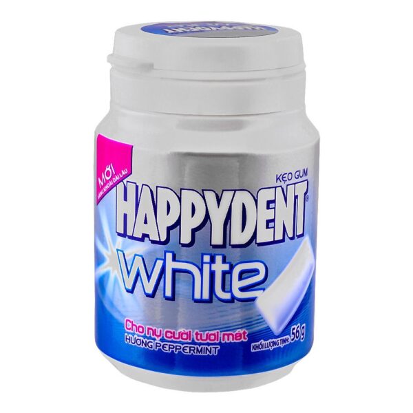 HAPPYDENT WHITE BUBBLE GUM